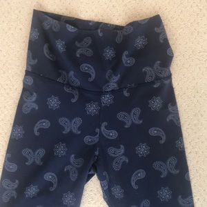 Aerie skinny high waisted paisley legging